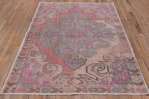 Vintage Oushak Area Rug (4' x 7')